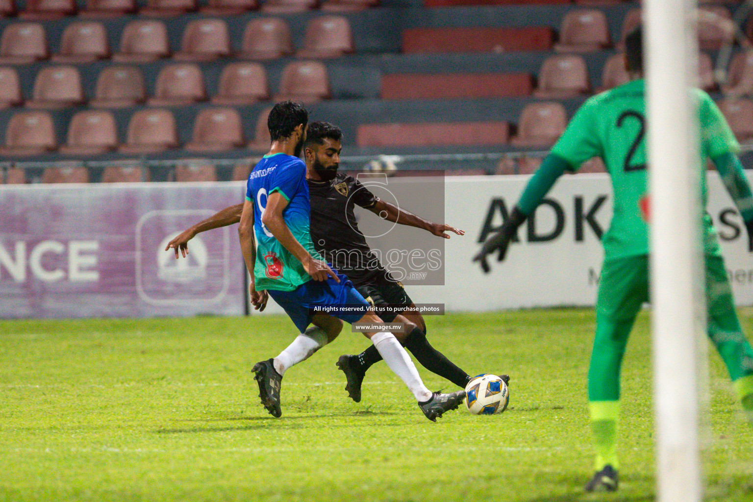 President's Cup 2023 - Club Eagles vs Super United Sports, held in National Football Stadium, Male', Maldives  Photos: Mohamed Mahfooz Moosa/ Images.mv