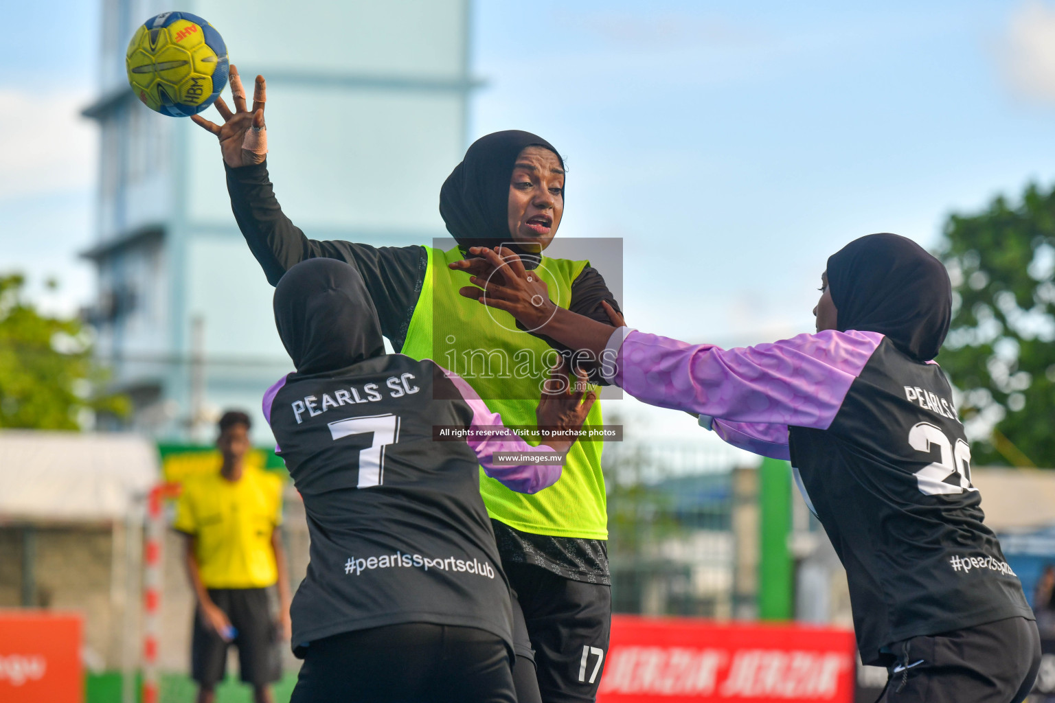 Day 8 of 6th MILO Handball Maldives Championship 2023, held in Handball ground, Male', Maldives on 27th May 2023 Photos: Nausham Waheed/ Images.mv