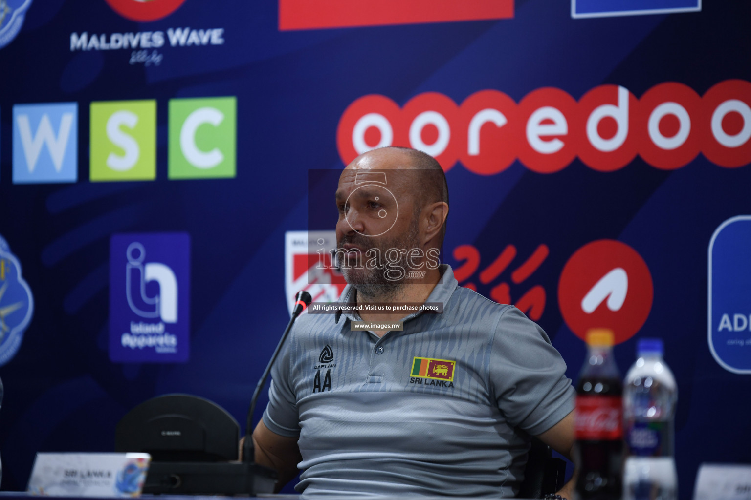 Match Day 3, Pre-match Press Conference of SAFF Championship 2021 held on 06th October 2021 at Galholhu National Stadium, Male', Maldives