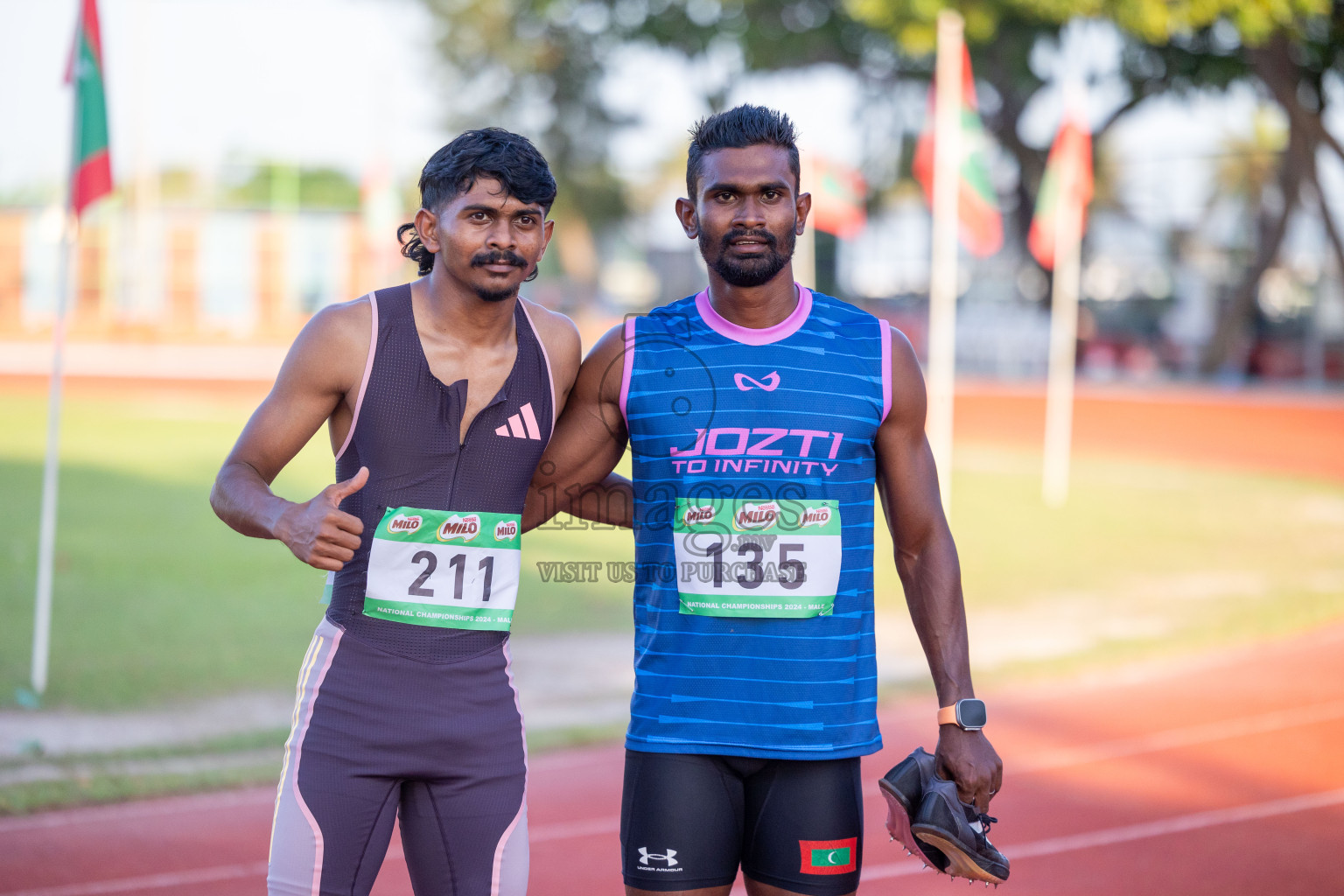 Day 1 of 33rd National Athletics Championship was held in Ekuveni Track at Male', Maldives on Thursday, 5th September 2024. Photos: Shuu Abdul Sattar / images.mv