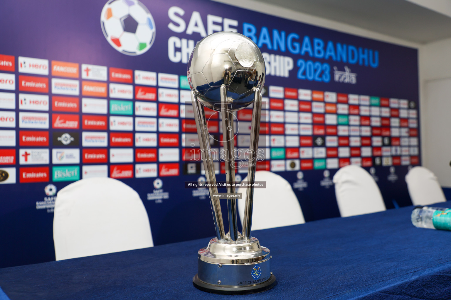 Saff Championship Final Pre-match press conference held in Sree Kanteerava Stadium, Bengaluru, India, on Monday, 3rd July 2023. Photos: Nausham Waheed / images.mv