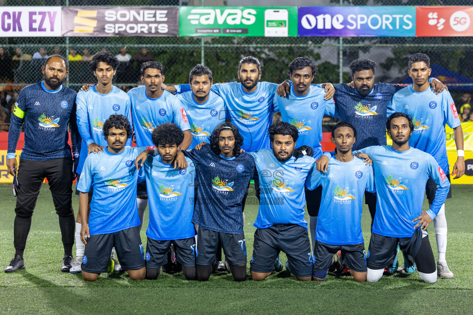 GDh. Fiyoaree VS GDh. Vaadhoo in Day 7 of Golden Futsal Challenge 2025 was held on Saturday, 11th January 2025, in Hulhumale', Maldives Photos: Hassan Simah / images.mv