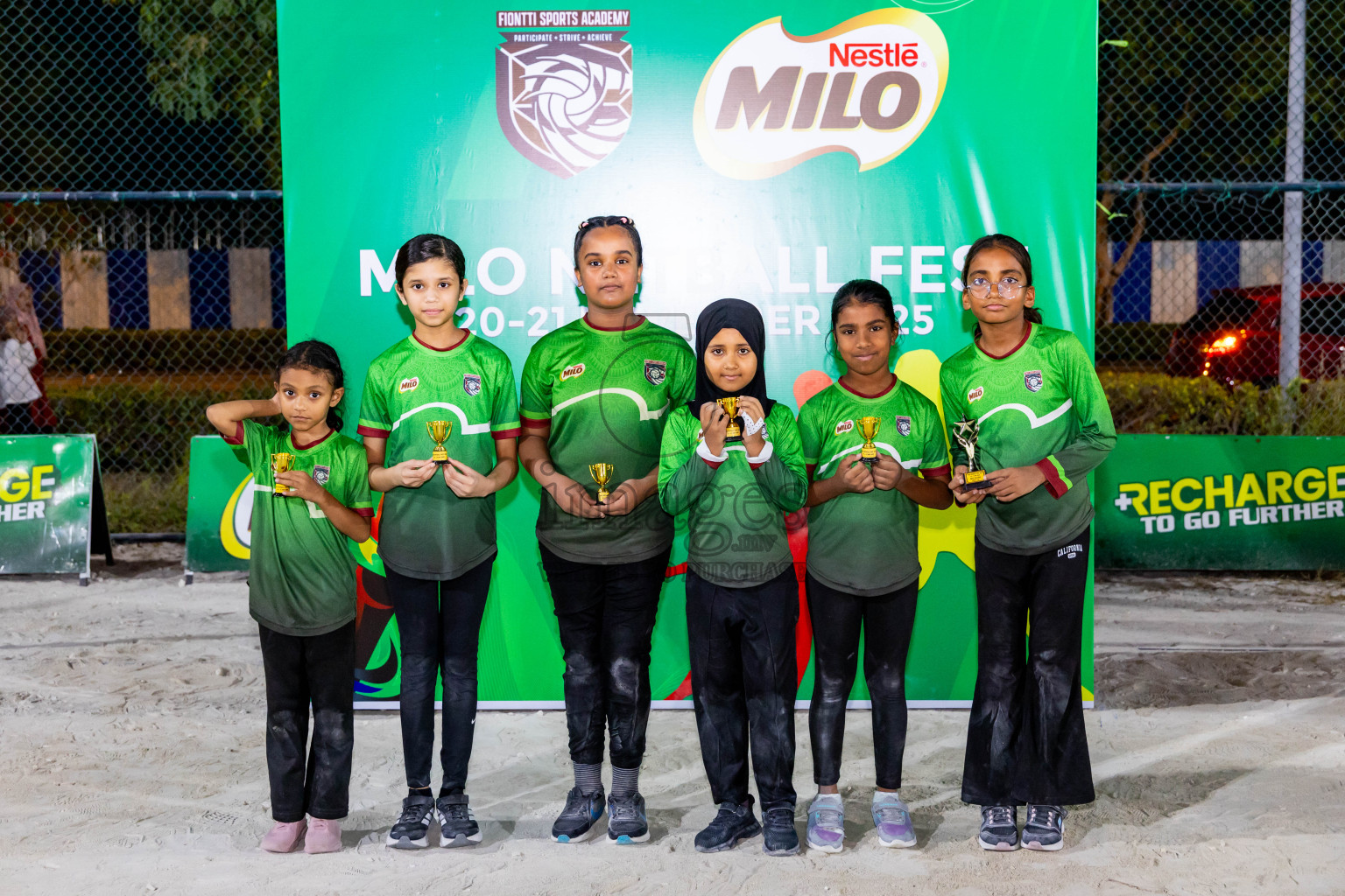 Day 2 of MILO Netball Fest 2025 was held in Cental Park, Hulhumale', Maldives on Friday, 21st November 2025. Photos: Nausham Waheed / images.mv