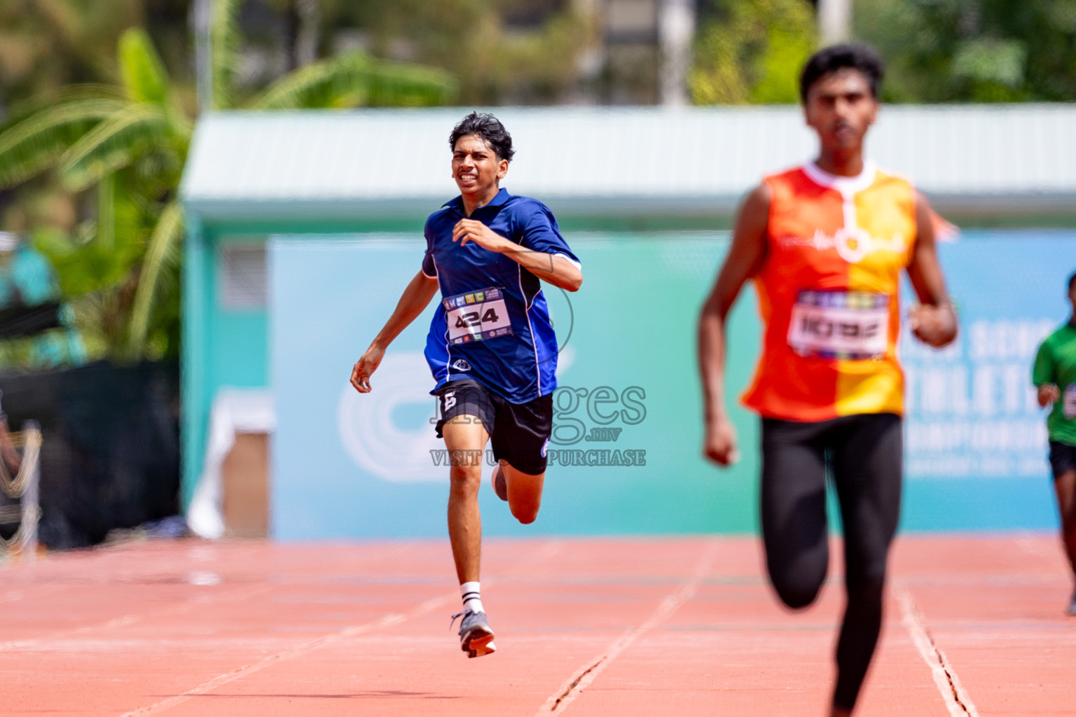 Day 3 of MWSC Interschool Athletics Championships 2024 held in Hulhumale Running Track, Hulhumale, Maldives on Monday, 11th November 2024. 
Photos by: Hassan Simah / Images.mv