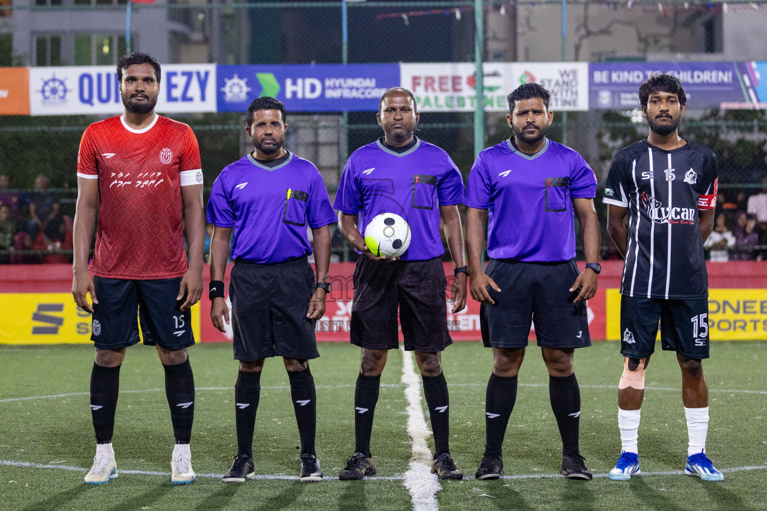 HDh Nolhivaran vs HDh Nolhivaranfaru in Day 18 of Golden Futsal Challenge 2024 was held on Thursday, 1st February 2024, in Hulhumale', Maldives Photos: Nausham Waheed, / images.mv