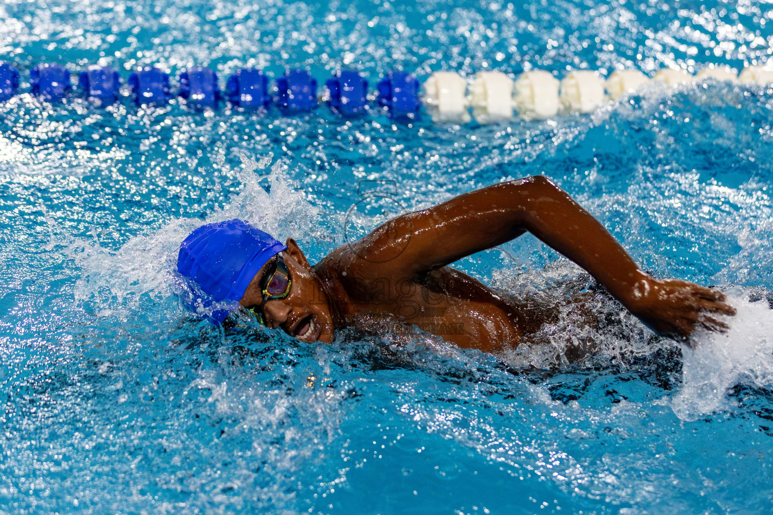 Day 2 of National Swimming Competition 2024 held in Hulhumale', Maldives on Saturday, 14th December 2024. Photos: Hassan Simah / images.mv