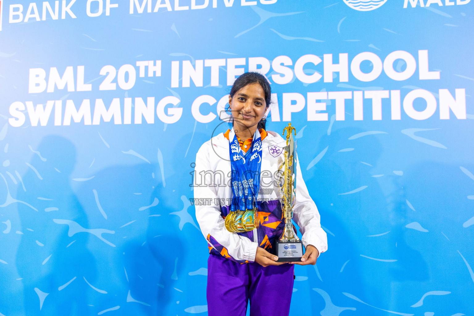 Closing ceremony of BML 20th Inter-School Swimming Competition was held in Hulhumale' Swimming Complex on Saturday, 19th October 2024. 
Photos: Ismail Thoriq