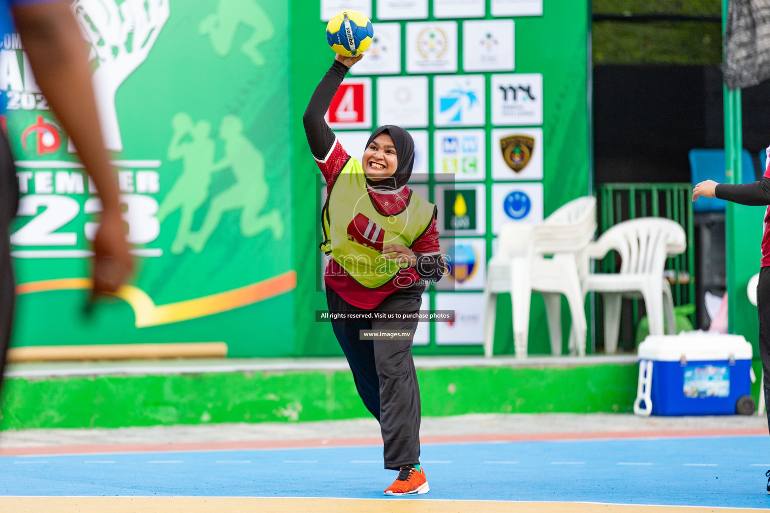 Day 1 of 7th Inter-Office/Company Handball Tournament 2023, held in Handball ground, Male', Maldives on Friday, 16th September 2023 Photos: Nausham Waheed/ Images.mv