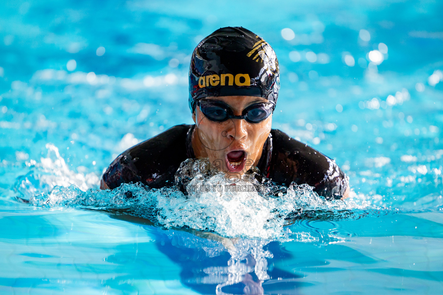 Day 6 of 20th Inter-school Swimming Competition 2024 held in Hulhumale', Maldives on Thursday, 17th October 2024. Photos: Nausham Waheed / images.mv