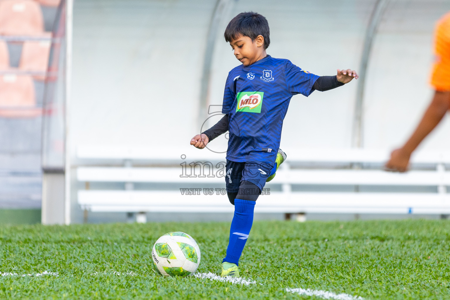 Day 2 of MILO Kids Football Fiesta was held at National Stadium in Male', Maldives on Saturday, 24th February 2024.