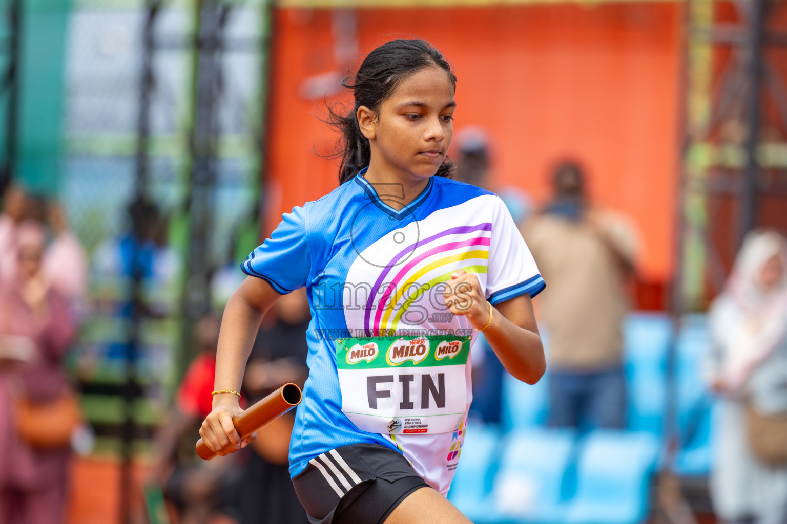 Day 6 of Inter-school Athletics Championship 2025 held in Ekuveni Synthetic Track, Male', Maldives on Sunday, 12th October 2025. Photos by: Ismail Thoriq / Images.mv