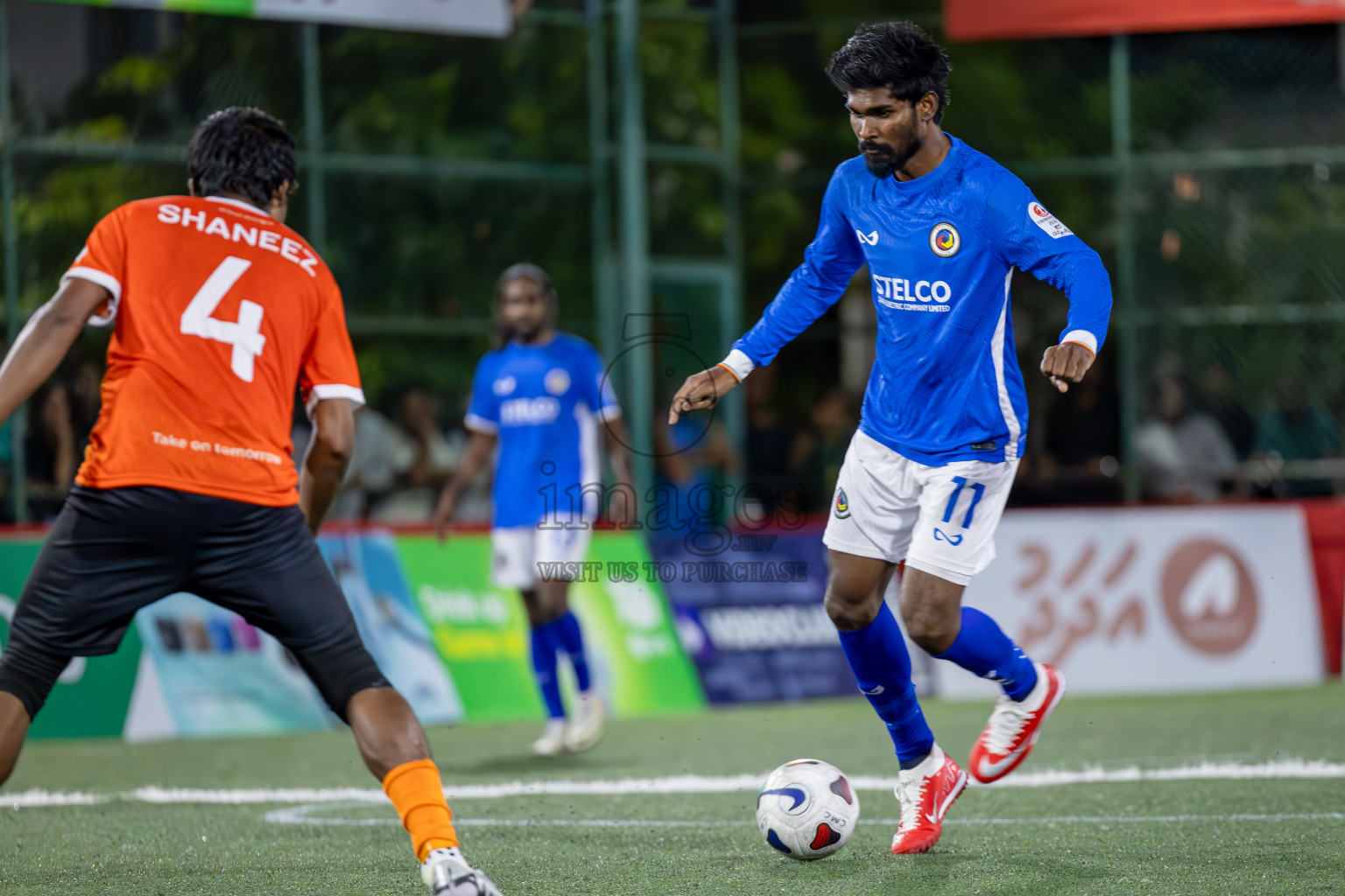 STELCO RC vs Dhiraagu in Club Maldives Cup 2024 held in Rehendi Futsal Ground, Hulhumale', Maldives on Wednesday, 2nd October 2024.
Photos: Ismail Thoriq / images.mv