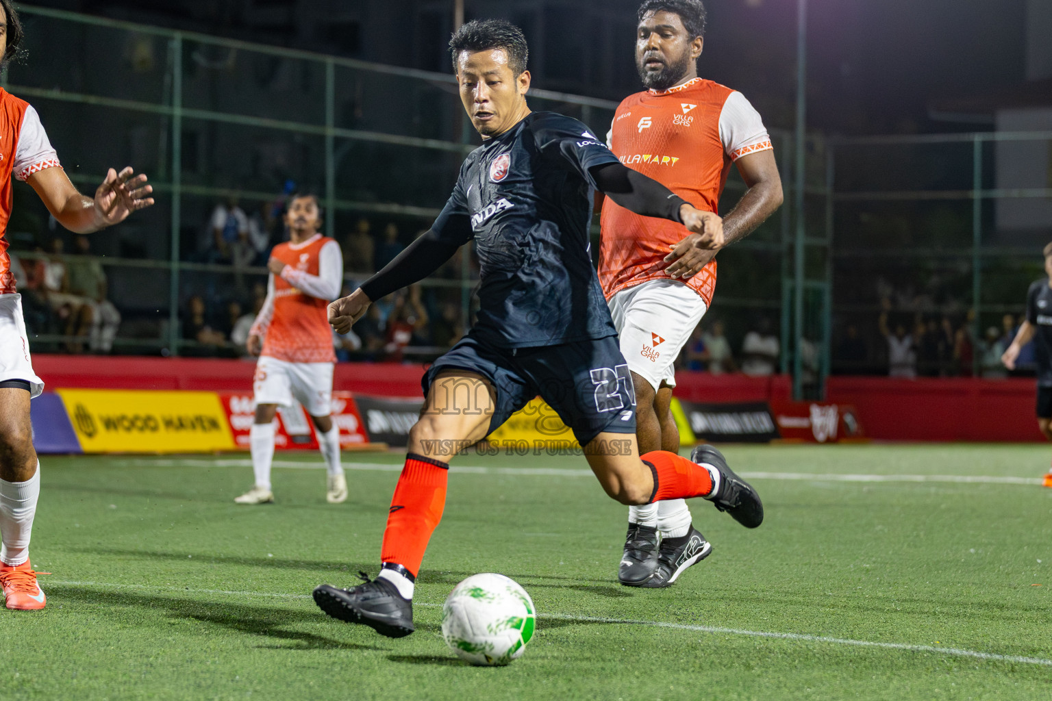 Villa Travels vs Sheesha in Day 9 of Office League 2025 was held on Thursday, 24th April 2025 in Hulhumale', Maldives. Photos: Mohamed Mahfooz Moosa / images.mv