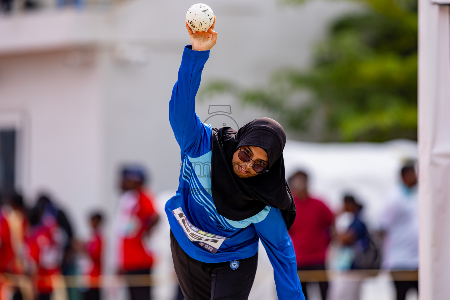 Day 6 of MWSC Interschool Athletics Championships 2024 held in Hulhumale Running Track, Hulhumale, Maldives on Thursday, 14th November 2024. Photos by: Nausham Waheed / Images.mv