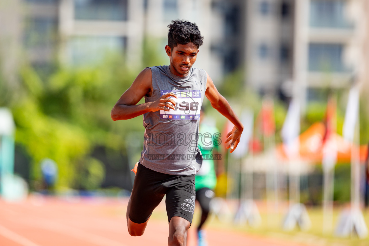 Day 3 of MWSC Interschool Athletics Championships 2024 held in Hulhumale Running Track, Hulhumale, Maldives on Monday, 11th November 2024. 
Photos by: Hassan Simah / Images.mv