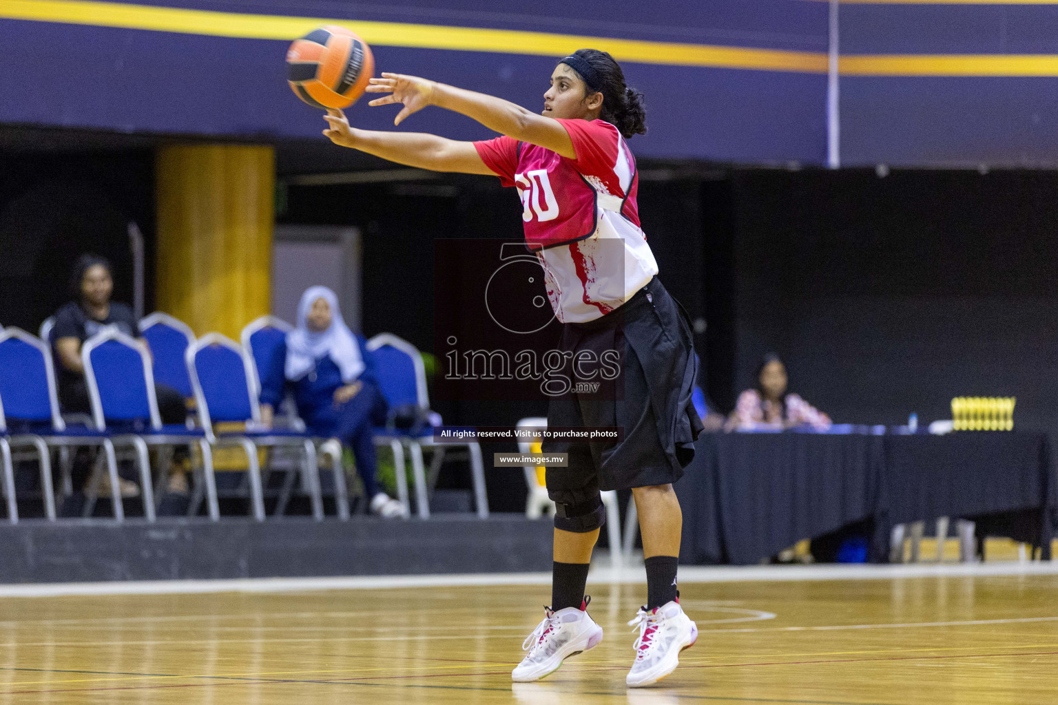 Day7 of 24th Interschool Netball Tournament 2023 was held in Social Center, Male', Maldives on 2nd November 2023. Photos: Nausham Waheed / images.mv