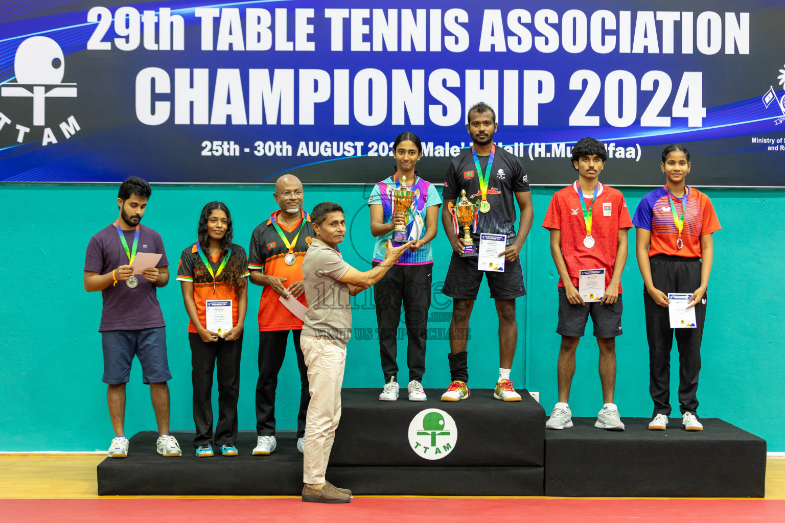 29th Table Tennis Association Championship 2024, 30th August 2024 at Male'TT Hall,Photos by Shuu Abdul Sattar