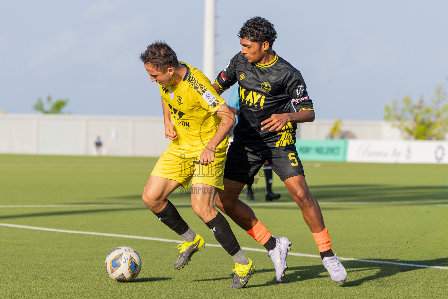 Velaa Sports Club vs Team Middle East in Day 3 of Eydhafushi Cup 2025 held in Eydhafushi Football Stadium at B. Eydhafushi, Maldives on Sunday, 7th September 2025. Photos: Arif Rasheed / images.mv