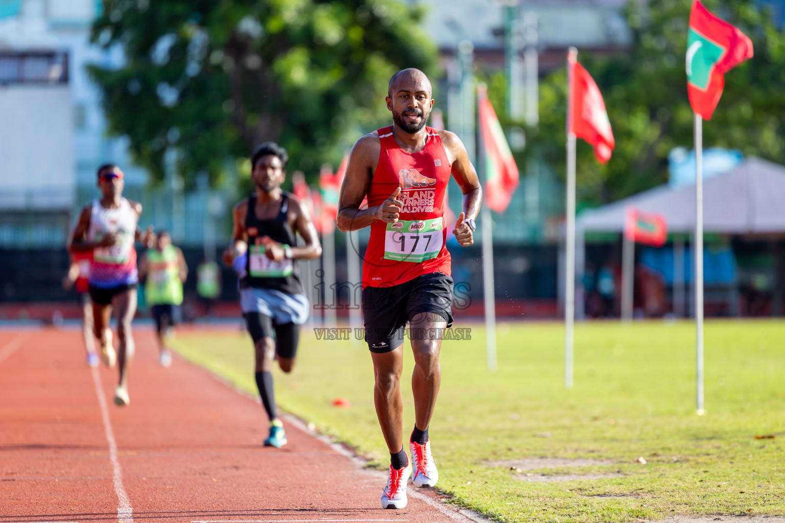 Day 1 of 33rd National Athletics Championship was held in Ekuveni Track at Male', Maldives on Thursday, 5th September 2024. Photos: Nausham Waheed / images.mv