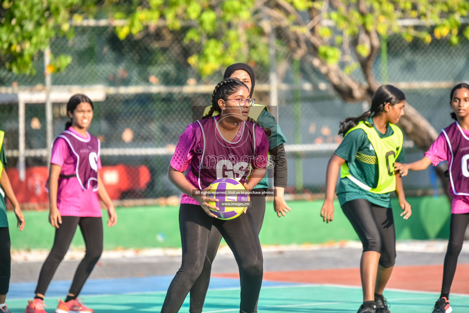 Day2  of Junior Netball Championship 2022 on 5 March 2022 held in Male', Maldives. Photos by Nausham Waheed.