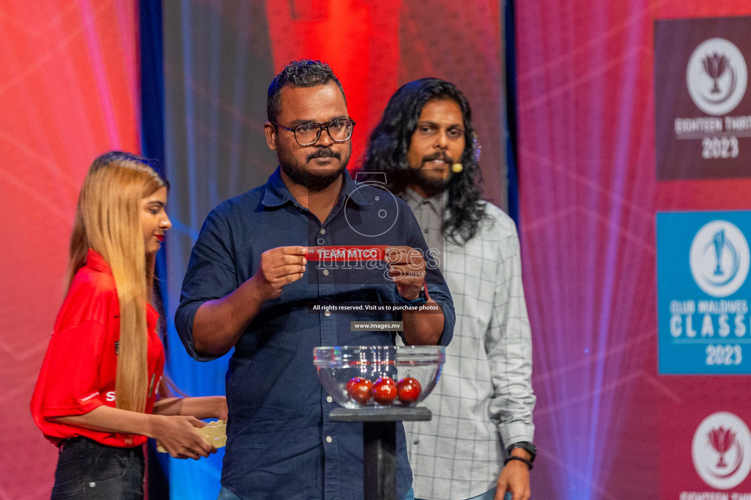 Draw ceremony of Club Maldives 2023 was held on Thursday, 6th July 2023 at PSM Studio in Male', Maldives.  Photos: Ismail Thoriq / images.mv