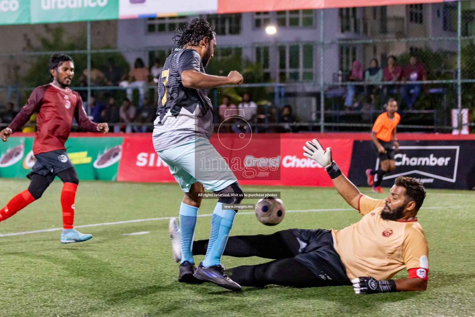 Club 220 vs METEOROLOGY in Club Maldives Cup Classic 2023 held in Hulhumale, Maldives, on Wednesday, 19th July 2023 Photos: Hassan Simah  / images.mv