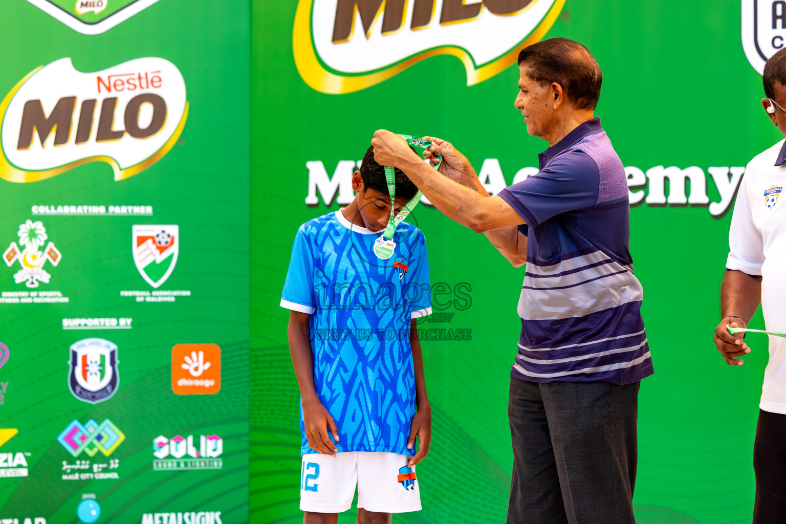 Day 4 of MILO Academy Championship 2024 (U-14) was held in Henveyru Stadium, Male', Maldives on Sunday, 3rd November 2024. Photos: Ismail Thoriq / Images.mv