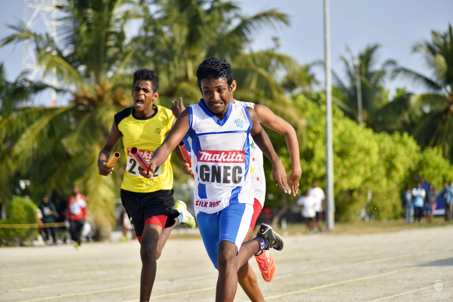 Day 4 of the Nakita Interschool Junior Championship in Kulhudhuffushi', Maldives, Thursday, March. 24, 2016. (Images.mv Photo/Jaufar Ali).