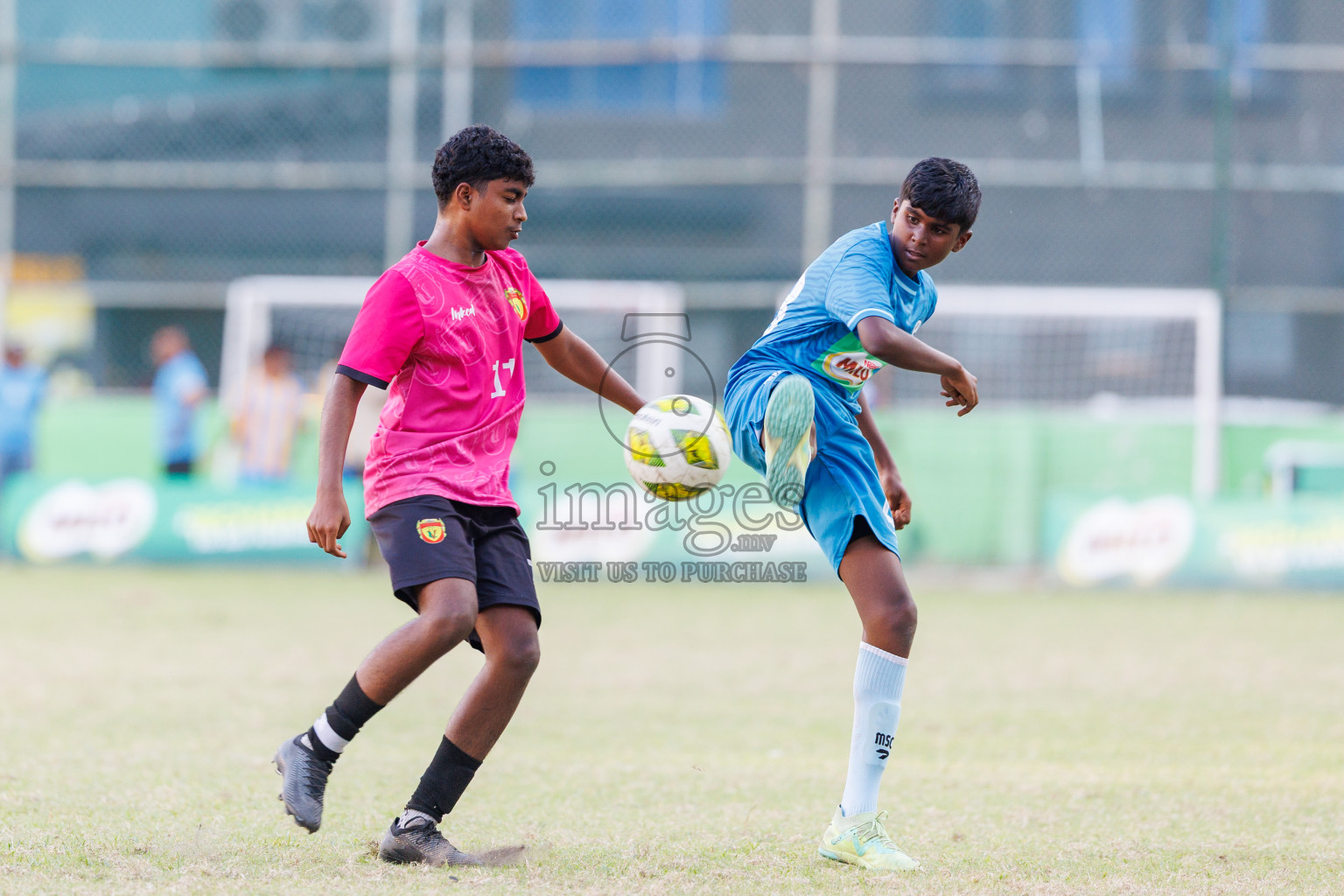 Day 4 of MILO Academy Championship 2025 (U14) was held on Sunday, 2nd November 2025 at Henveiru Football Grounds, Male', Maldives . 
Photos: Hassan Simah / images.mv