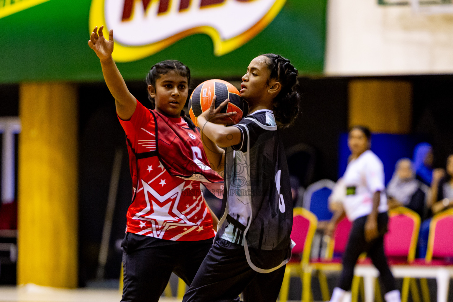 Day 7 of 25th Inter-School Netball Tournament was held in Social Center at Male', Maldives on Saturday, 17th August 2024. Photos: Nausham Waheed / images.mv