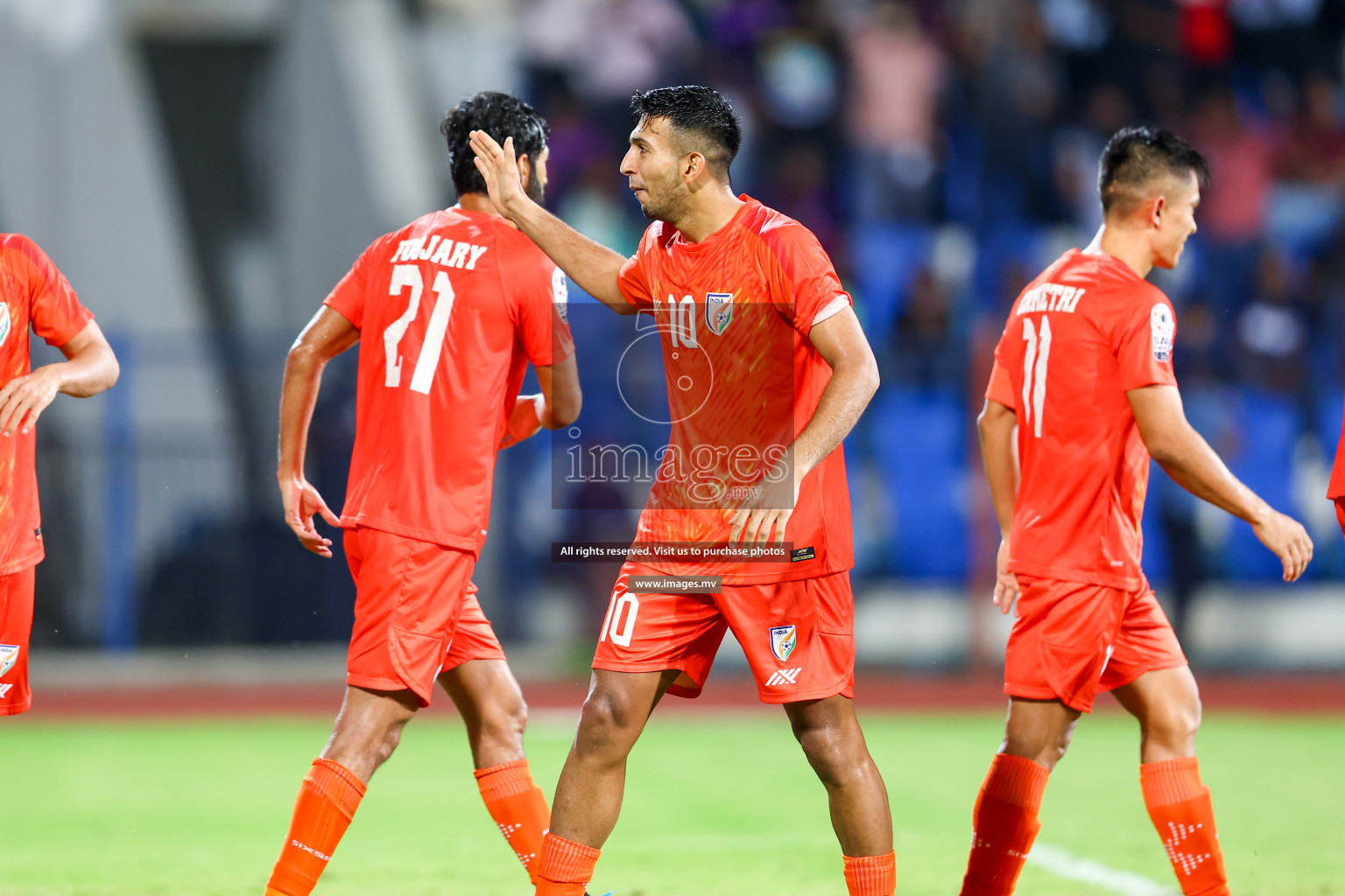 Nepal vs India in SAFF Championship 2023 held in Sree Kanteerava Stadium, Bengaluru, India, on Saturday, 24th June 2023. Photos: Nausham Waheed, Hassan Simah / images.mv