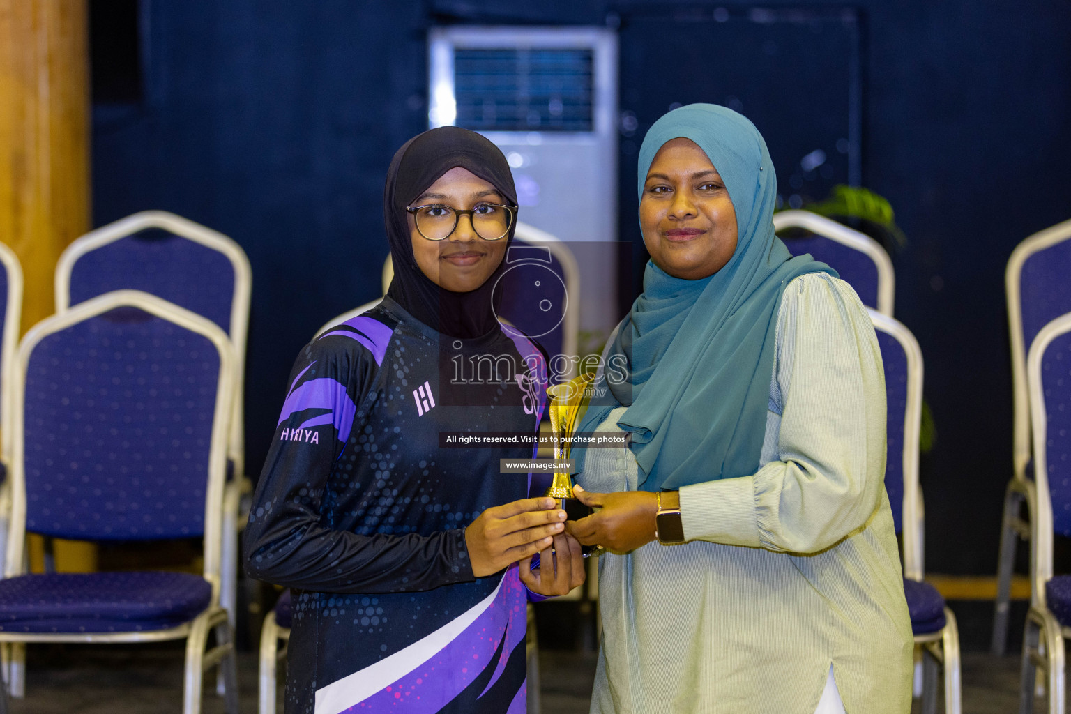 Day3 of 24th Interschool Netball Tournament 2023 was held in Social Center, Male', Maldives on 29th October 2023. Photos: Nausham Waheed, Mohamed Mahfooz Moosa / images.mv