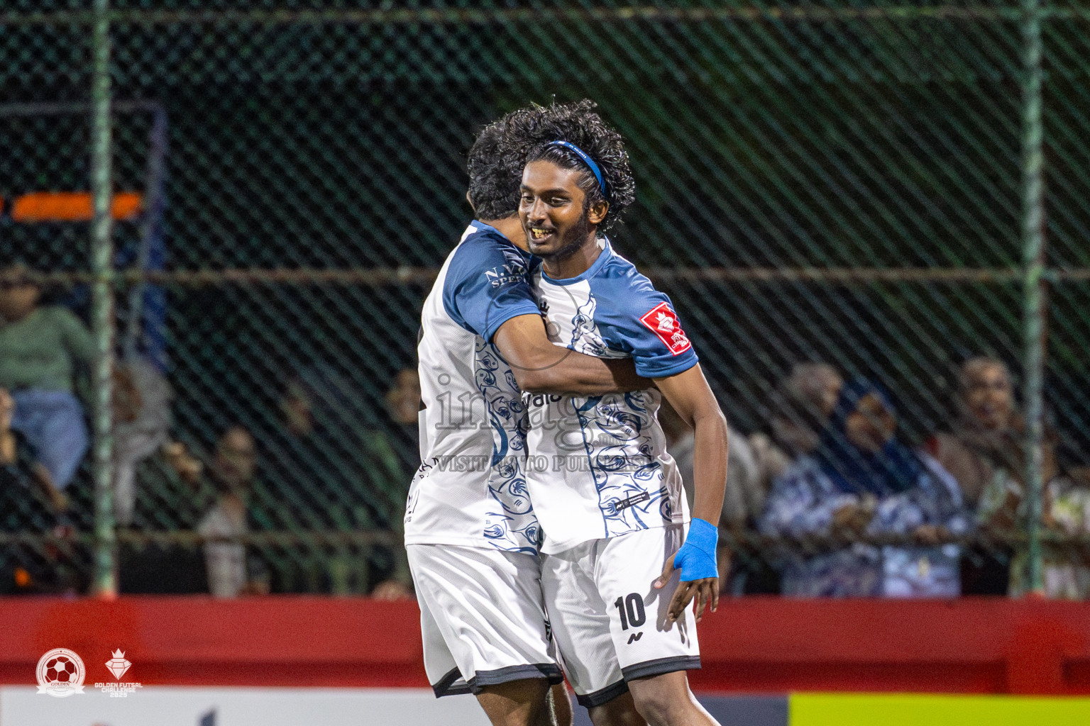 V. Fulidhoo vs V. Felidhoo in Day 12 of Golden Futsal Challenge 2025 was held on Thursday, 16th January 2025, in Hulhumale', Maldives Photos: Mohamed Mahfooz Moosa / images.mv