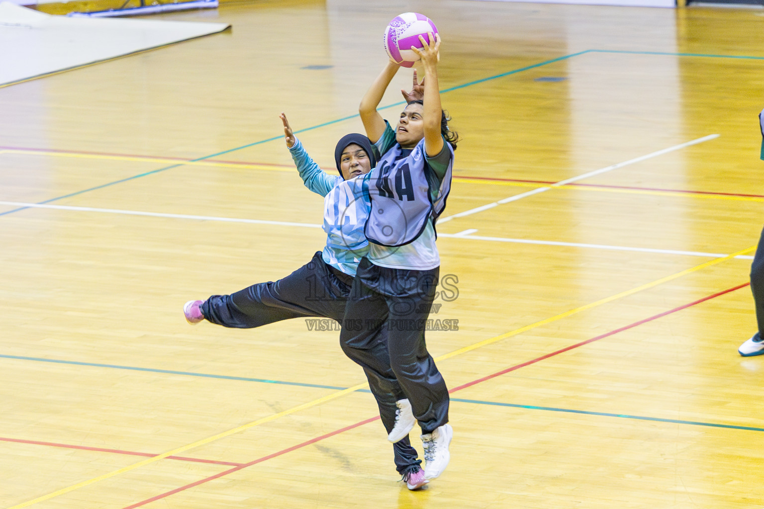 Day 14 of 26th Inter-School Netball Tournament 2025 was held in Social Center Indoor Hall on Tuesday, 4th November 2025. Photos: Areef Adam / images.mv