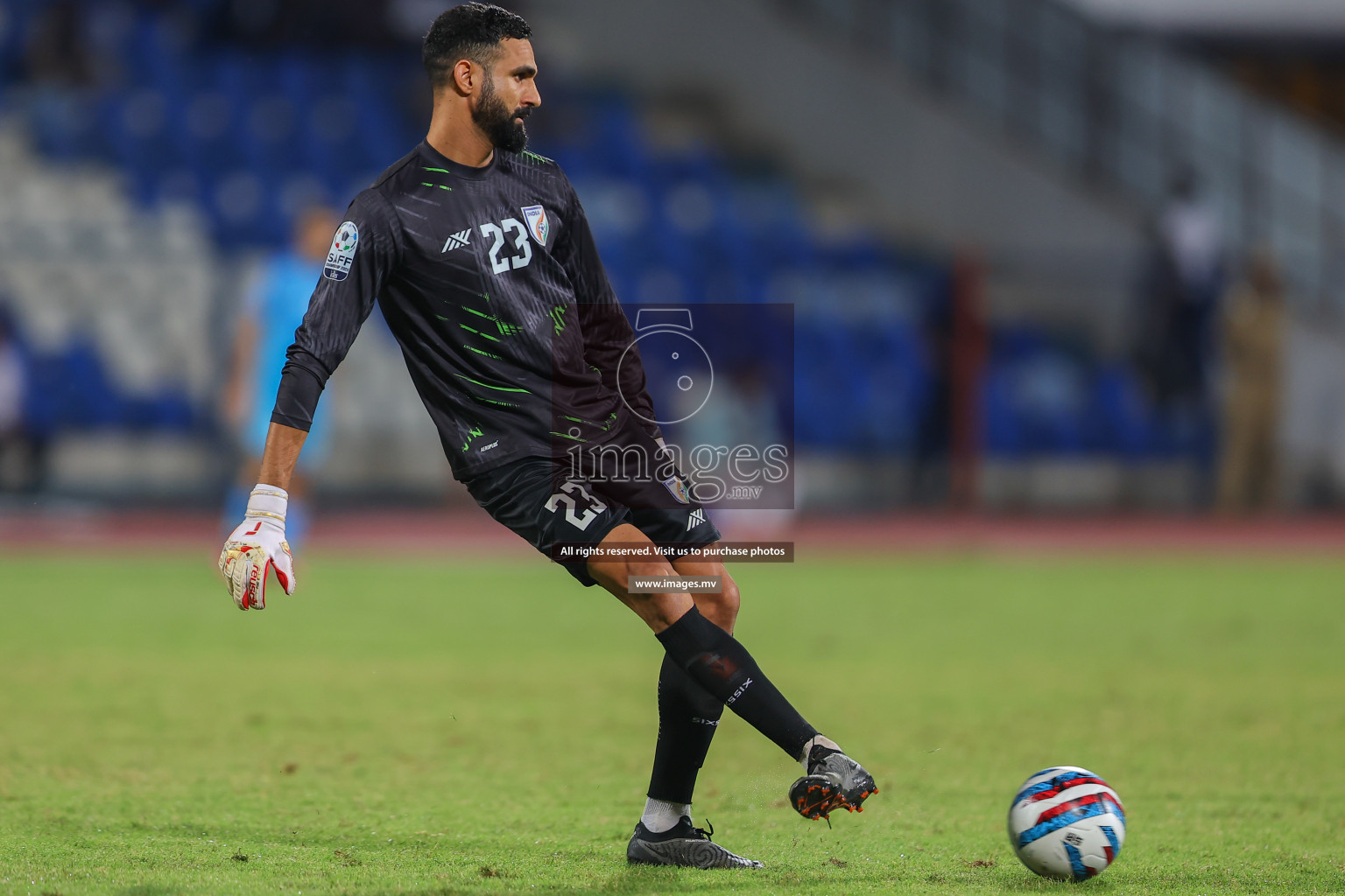 India vs Kuwait in SAFF Championship 2023 held in Sree Kanteerava Stadium, Bengaluru, India, on Tuesday, 27th June 2023. Photos: Nausham Waheed, Hassan Simah / images.mv