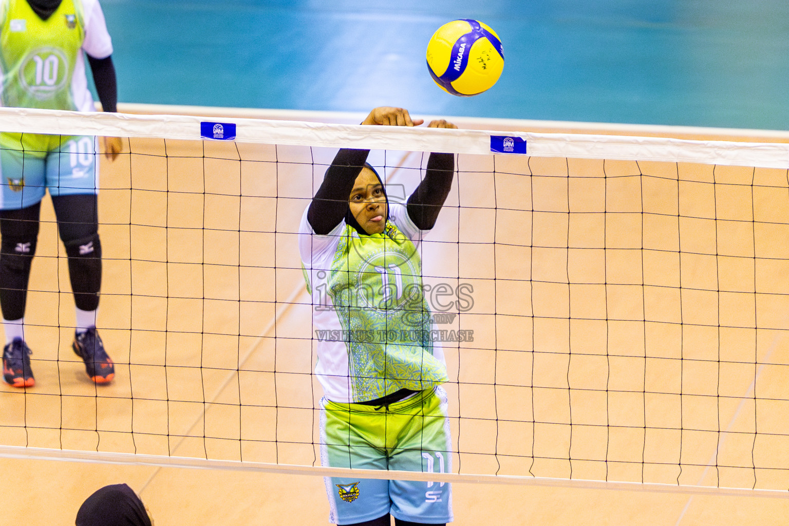 Police Club vs Club Wamco in the Final of Women's Division of VAM Cup 2025 held in Male', Maldives on Thursdsay, 17th April 2025 at Social Center Indoor Hall Photos By: Nausham Waheed / images.mv