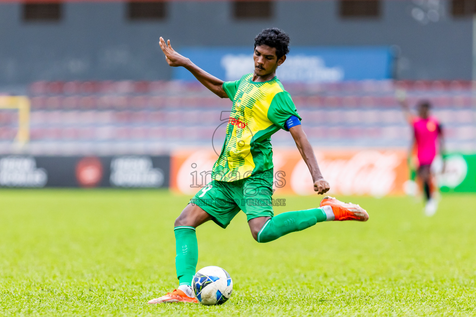 Maziya SRC vs United Victory in Day 6 of Under 19 Youth Championship 2024 was held at National Stadium in Male', Maldives on Tuesday, 24th June 2024. Photos: Nausham Waheed / images.mv