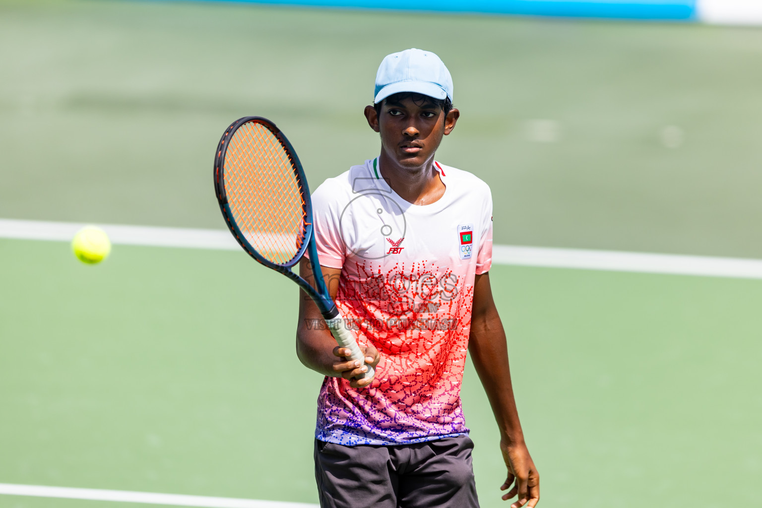 Day 8 of ATF Maldives Junior Open Tennis was held in Male' Tennis Court, Male', Maldives on Thursday, 19th December 2024. Photos: Nausham Waheed/ images.mv