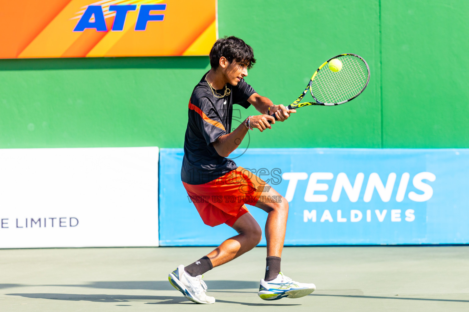 Day 3 of ATF Maldives Junior Open Tennis was held in Male' Tennis Court, Male', Maldives on Wednesday, 11th December 2024. Photos: Nausham Waheed / images.mv