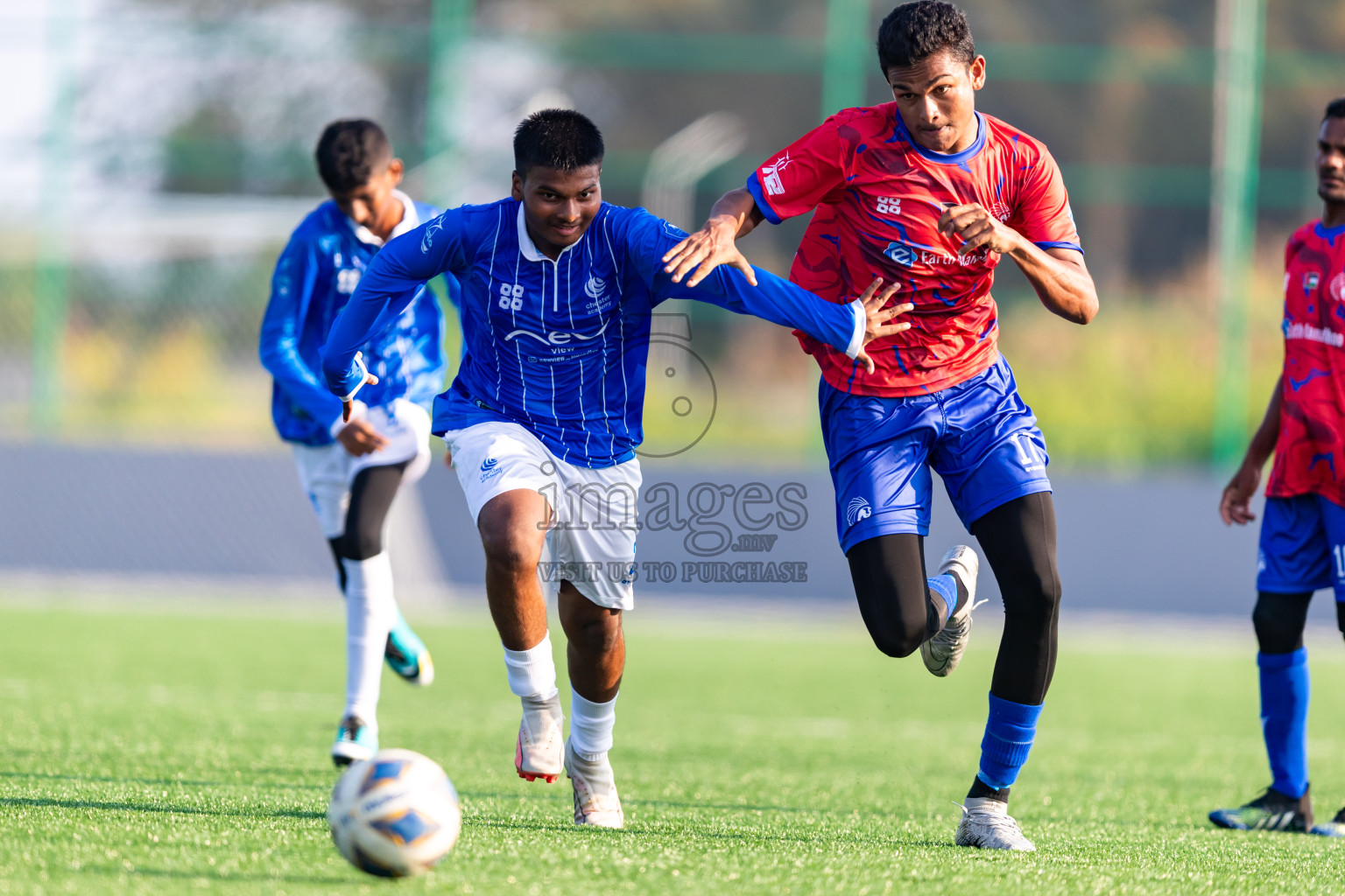 Chester Academy vs Baburu SC from Manadhoo Council Cup 2024 in N Manadhoo Maldives on Tuesday, 20th February 2023. Photos: Nausham Waheed / images.mv