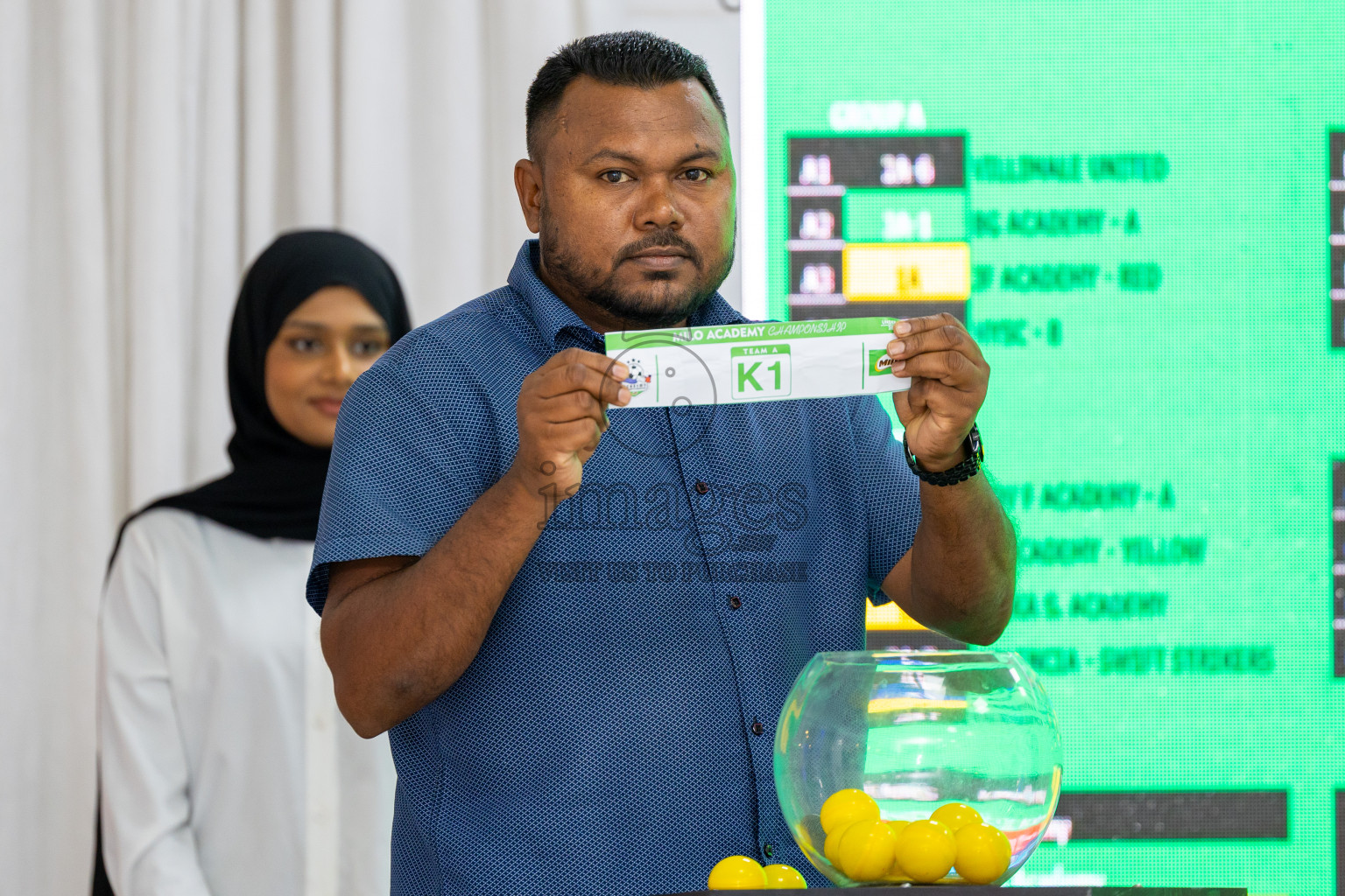 Draw Ceremony of MILO Academy Championship 2025 (U-12) was held at Manhattan Business Hotel in Male', Maldives on Monday, 28th April 2025. 
Photos: Ismail Thoriq / images.mv