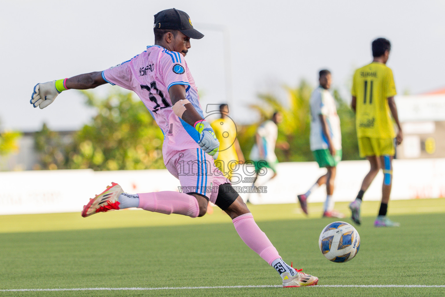 Semi Finals Match 02 Huss Songun FT VS Velaa Sports Club in Day 8 of Eydhafushi Cup 2025 held in Eydhafushi Football Stadium at B. Eydhafushi, Maldives on Saturday, 13th September 2025. Photos: Arif Rasheed / images.mv