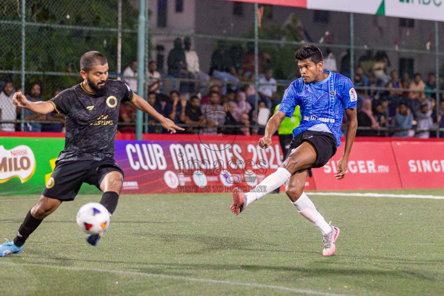 Prison Club vs Police Club in Club Maldives Cup 2024 held in Rehendi Futsal Ground, Hulhumale', Maldives on Saturday, 28th September 2024. Photos: Hassan Simah / images.mv