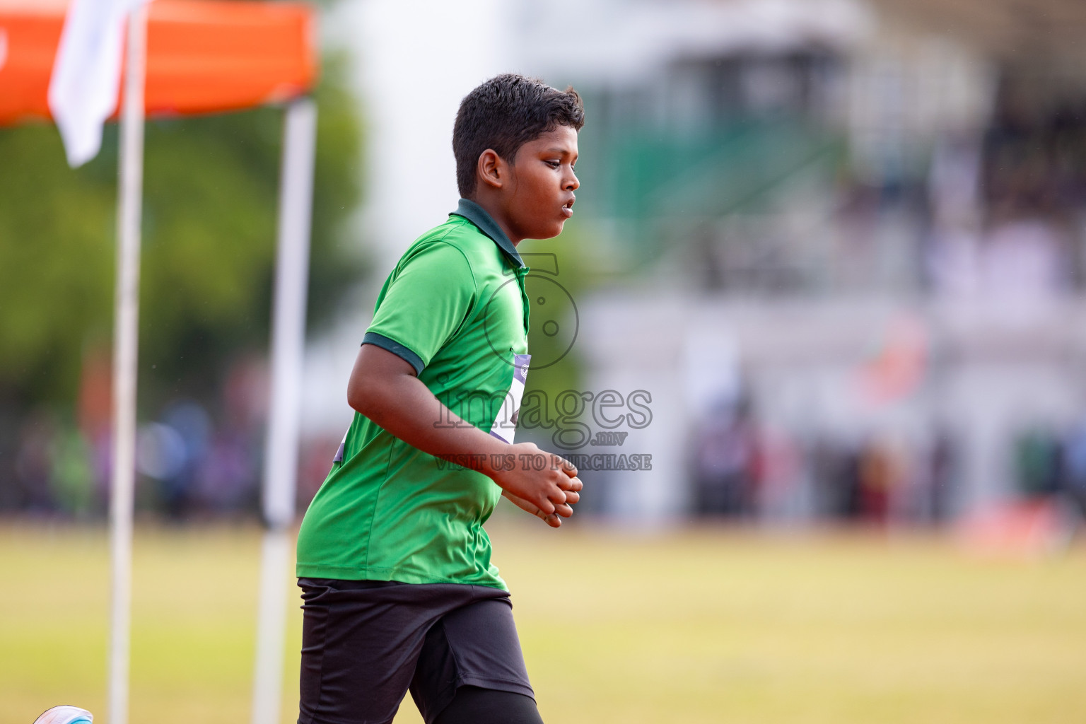 Day 3 of MWSC Interschool Athletics Championships 2024 held in Hulhumale Running Track, Hulhumale, Maldives on Monday, 11th November 2024. 
Photos by: Hassan Simah / Images.mv