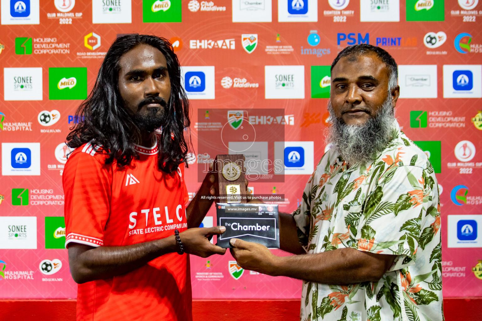 Stelco Club vs Raajje Online Club in Club Maldives Cup 2022 was held in Hulhumale', Maldives on Wednesday, 19th October 2022. Photos: Hassan Simah/ images.mv