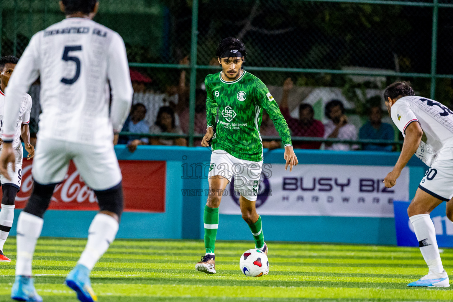 Kovigoani vs FC Baaz in Day 3 of Laamehi Dhiggaru Ekuveri Futsal Challenge 2024 was held on Sunday, 28th July 2024, at Dhiggaru Futsal Ground, Dhiggaru, Maldives Photos: Nausham Waheed / images.mv