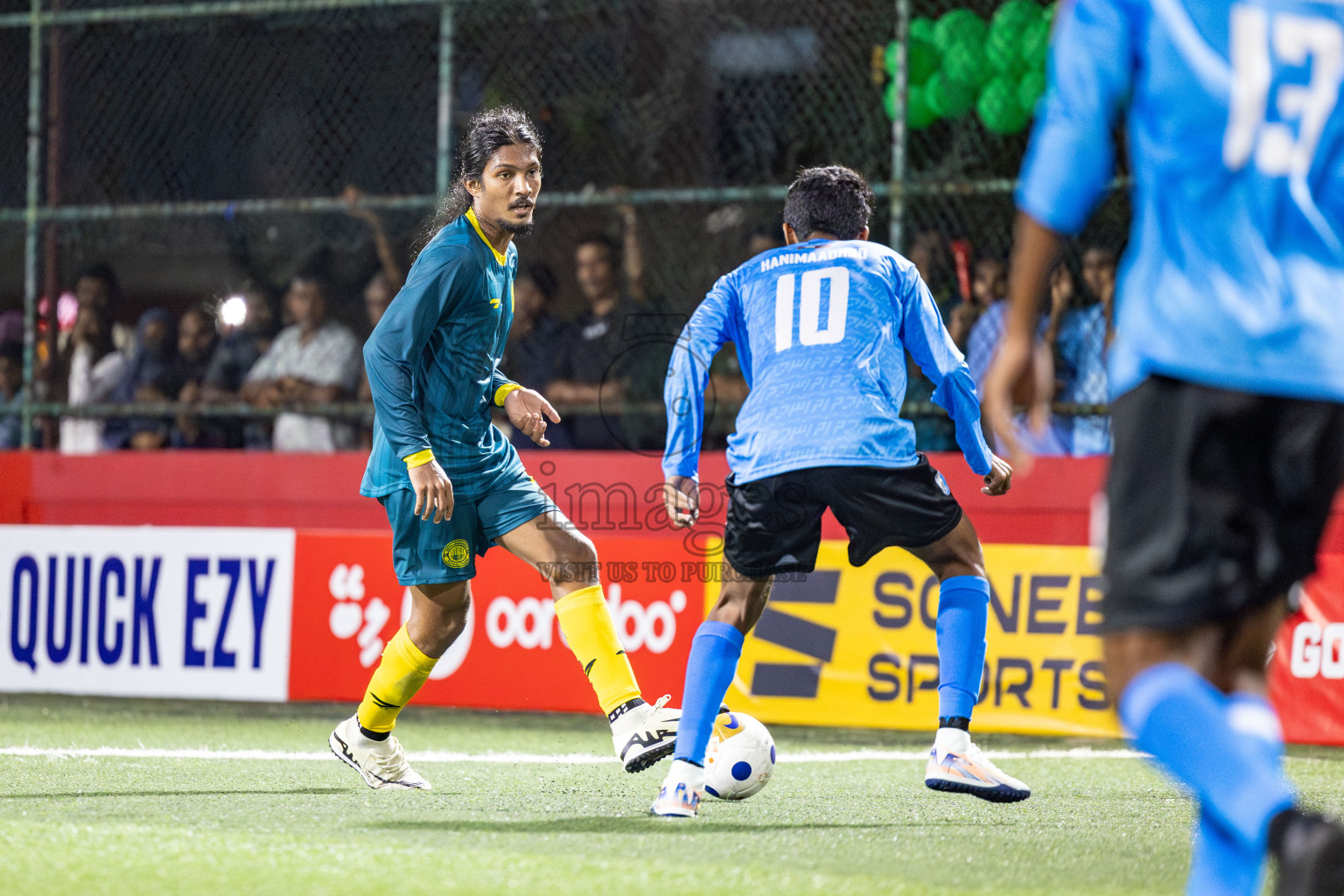 HDh. Hanimaadhoo vs HDh. Neykurendhoo in Day 1 of Golden Futsal Challenge 2025 on Sunday, 5th January 2025, in Hulhumale', Maldives 
Photos: Nausham Waheed / images.mv