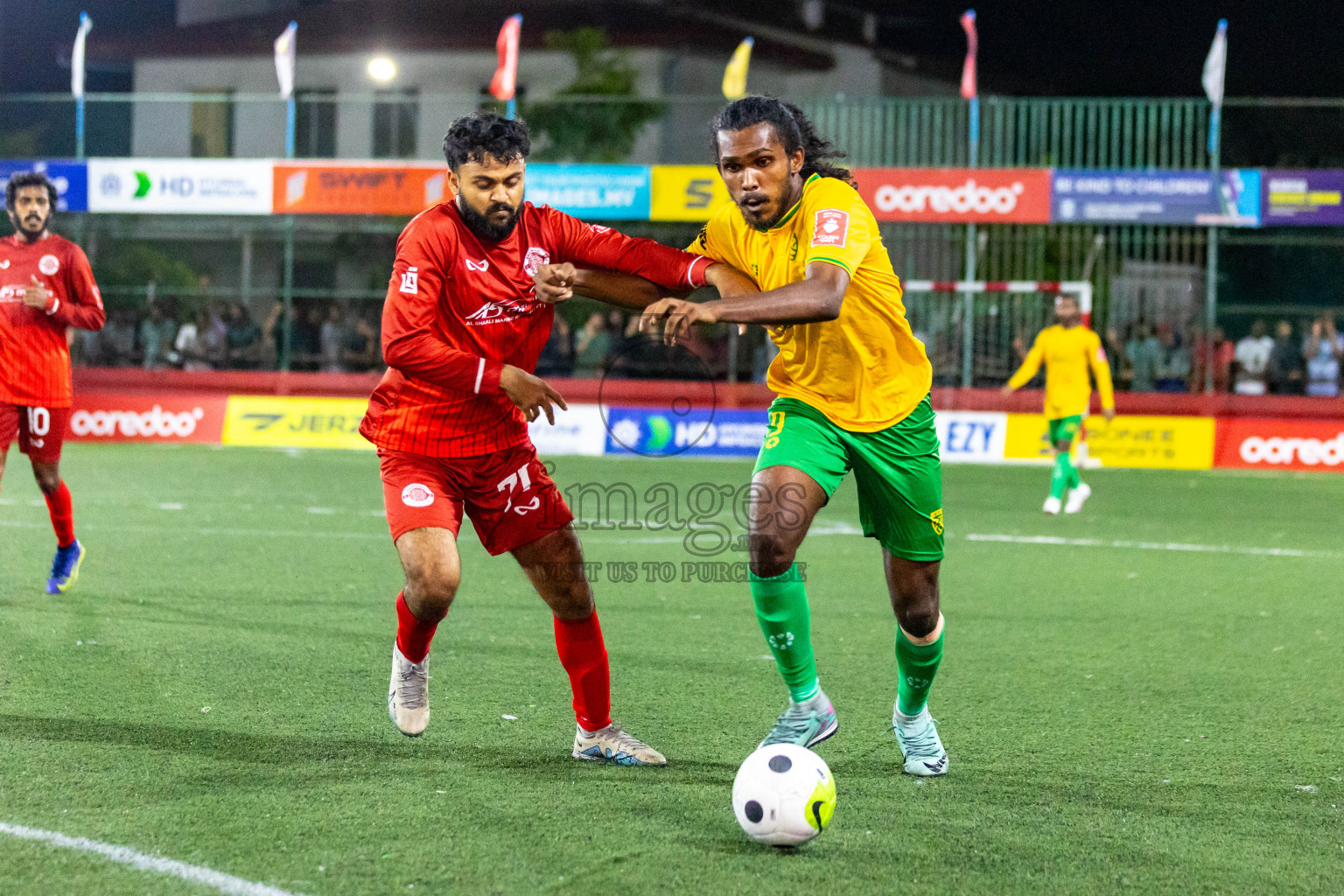 GDh. Vaadhoo VS GDh. Gadhdhoo in Day 23 of Golden Futsal Challenge 2024 was held on Tuesday , 6th February 2024 in Hulhumale', Maldives 
Photos: Hassan Simah / images.mv