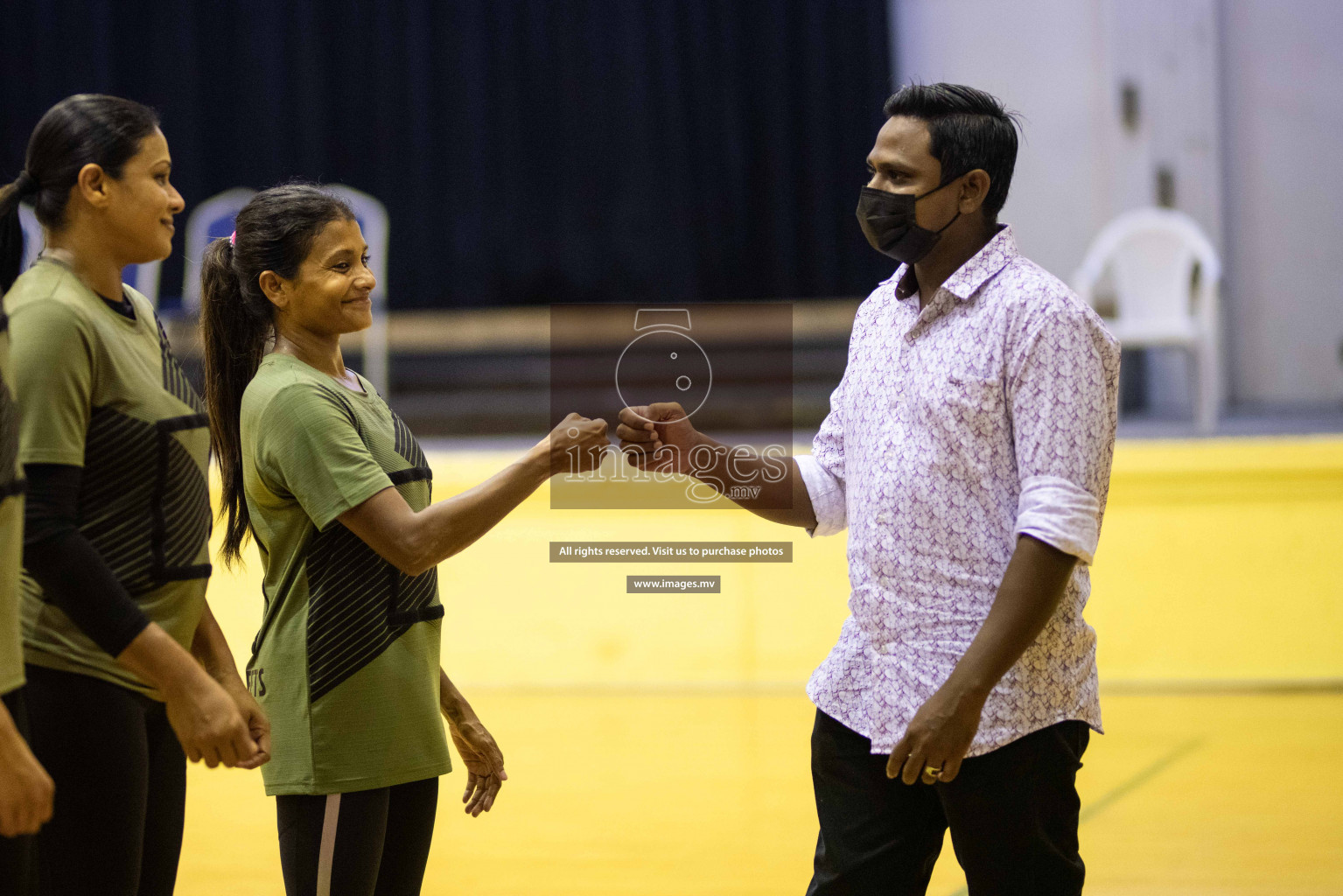 Green Streets vs Mahibadhoo Sports Club in the Semi Finals of Milo National Netball Tournament 2021 held on 3 December 2021 in Male', Maldives, Photos by Maanish