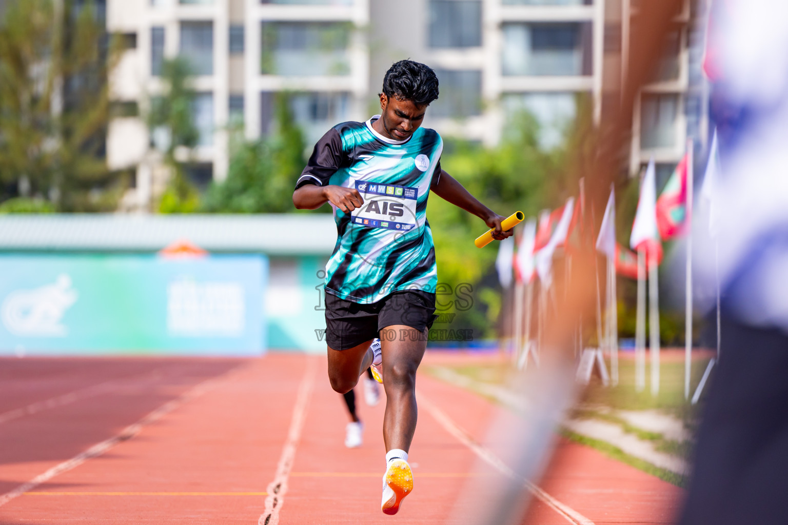 Day 5 of MWSC Interschool Athletics Championships 2024 held in Hulhumale Running Track, Hulhumale, Maldives on Wednesday, 13th November 2024. Photos by: Nausham Waheed / Images.mv